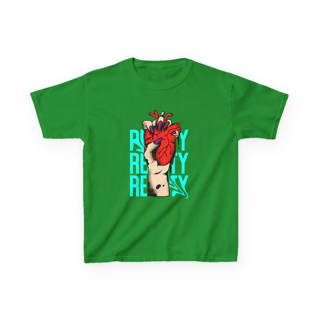 Youth Graphic Tee with Heart Design, Perfect Gift for Kids, Fun Everyday Wear, Unique Birthday Present, Heartfelt T-Shirt