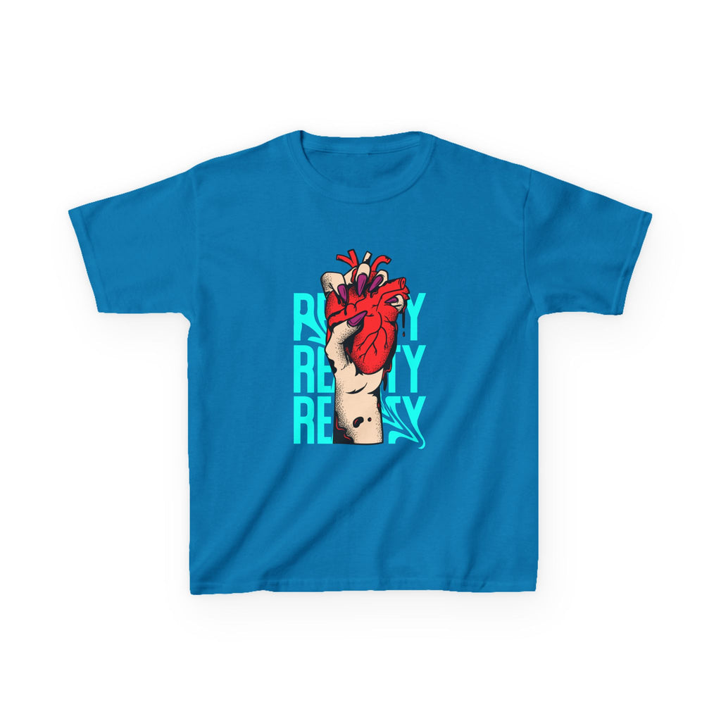 Youth Graphic Tee with Heart Design, Perfect Gift for Kids, Fun Everyday Wear, Unique Birthday Present, Heartfelt T-Shirt